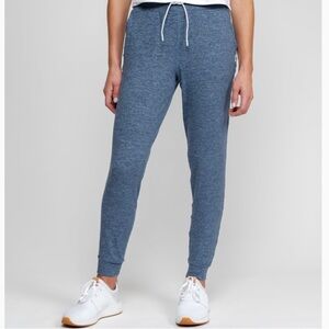 Rhoback Women's Tempo Performance Light Heather Blue Joggers Size XS